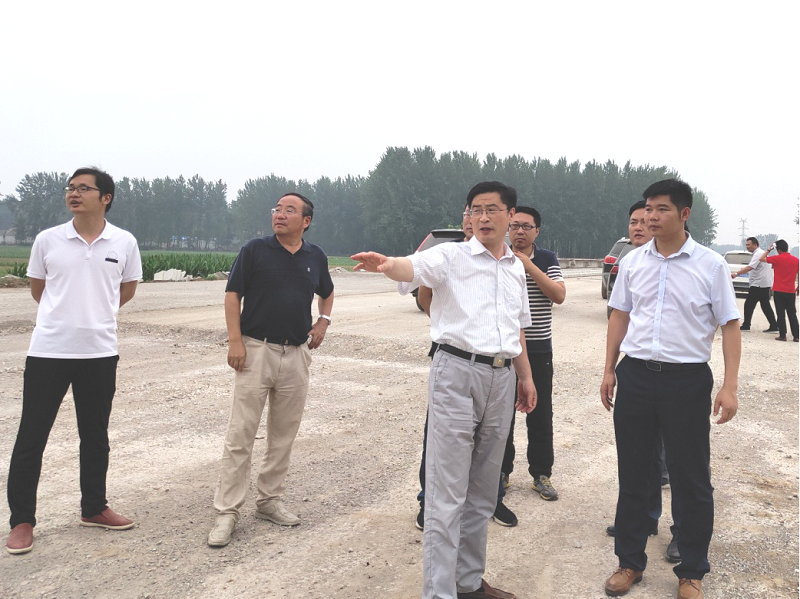 淮北市交通局局长韩海林赴安建投资淮北S101及S254项目调研