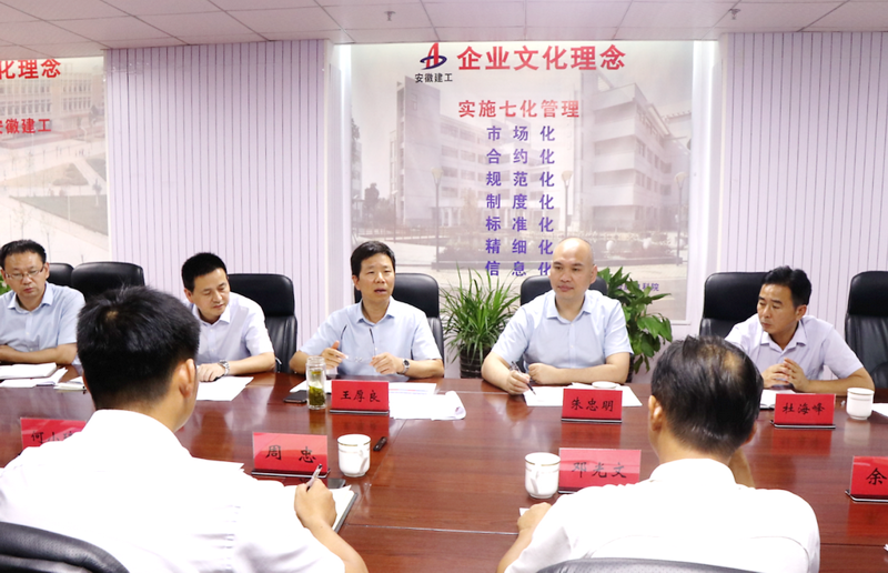 集团公司副总司理王厚良赴安建投资淮北S101项目检查指导事情