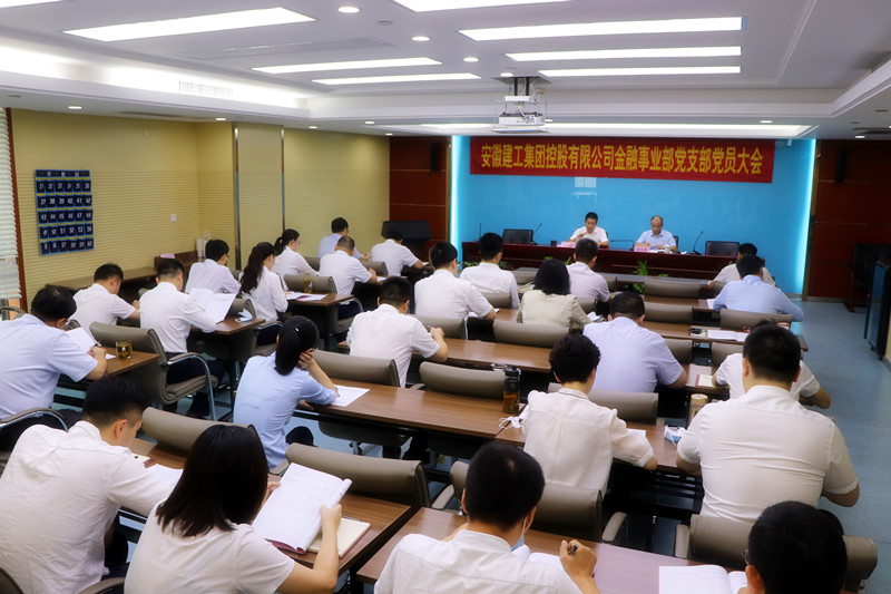 金融事业部党支部召开首次党员大会