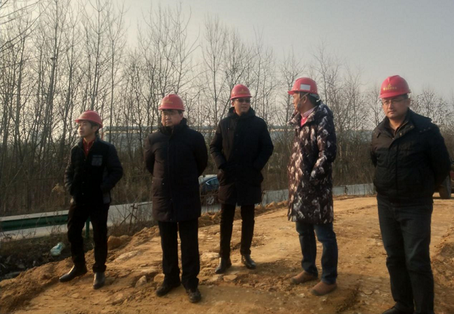 路桥集团党委副书记、总司理欧阳志宜一行赴G312六安段改建项目、合安改扩建01标考察调研