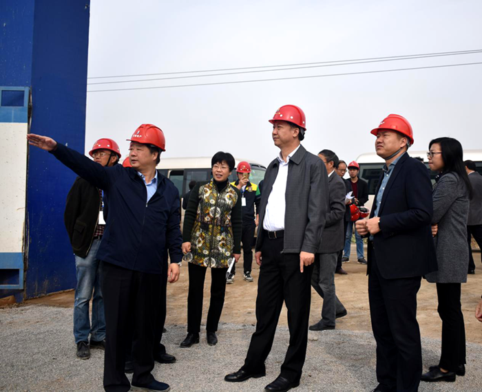 淮北市市委书记黄晓武一行调研安建地产淮北棚改项目