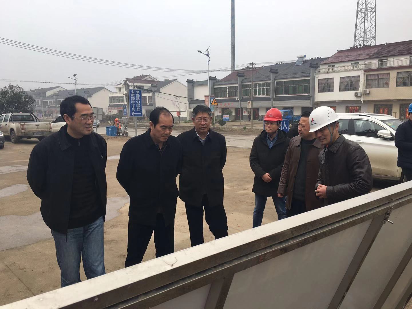 省交通厅副厅长程跃辉一行调研G345来釜路项目建设