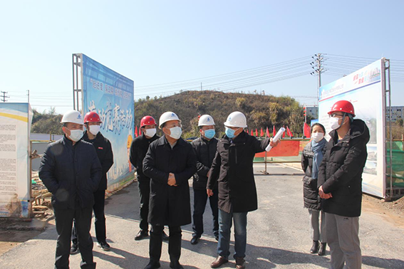 绩溪县委书记黄德泉赴安建建设绩溪县委党校项目指导事情