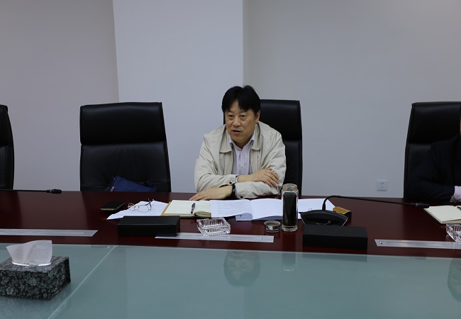 集团公司党委委员、副总司理许克顺莅临路桥集团调研指导事情