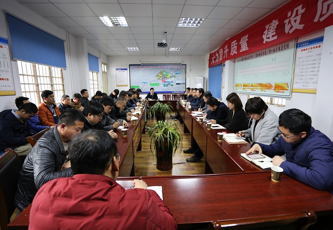 路桥集团党委书记、董事长、总司理盛明宏一行调研芜合、广德片区项目