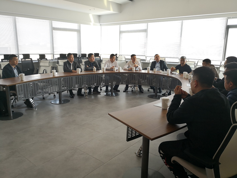 安建建材总司理钱叶琳一行赴陕西分公司及西北市场调研考察