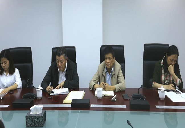 省国资委监事会主席李永江一行莅临路桥集团督察调研事情
