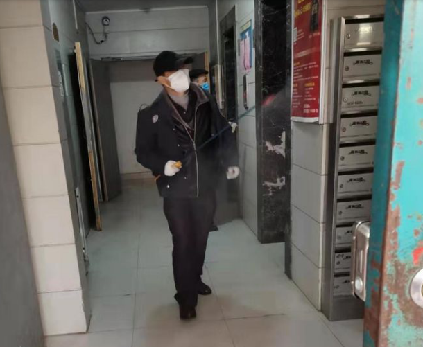 起劲行动 安徽三建建欣物业打响疫情防控偷袭战