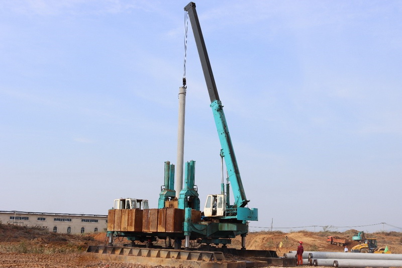 安建投资铜陵PPP项目静压桩乐成试桩