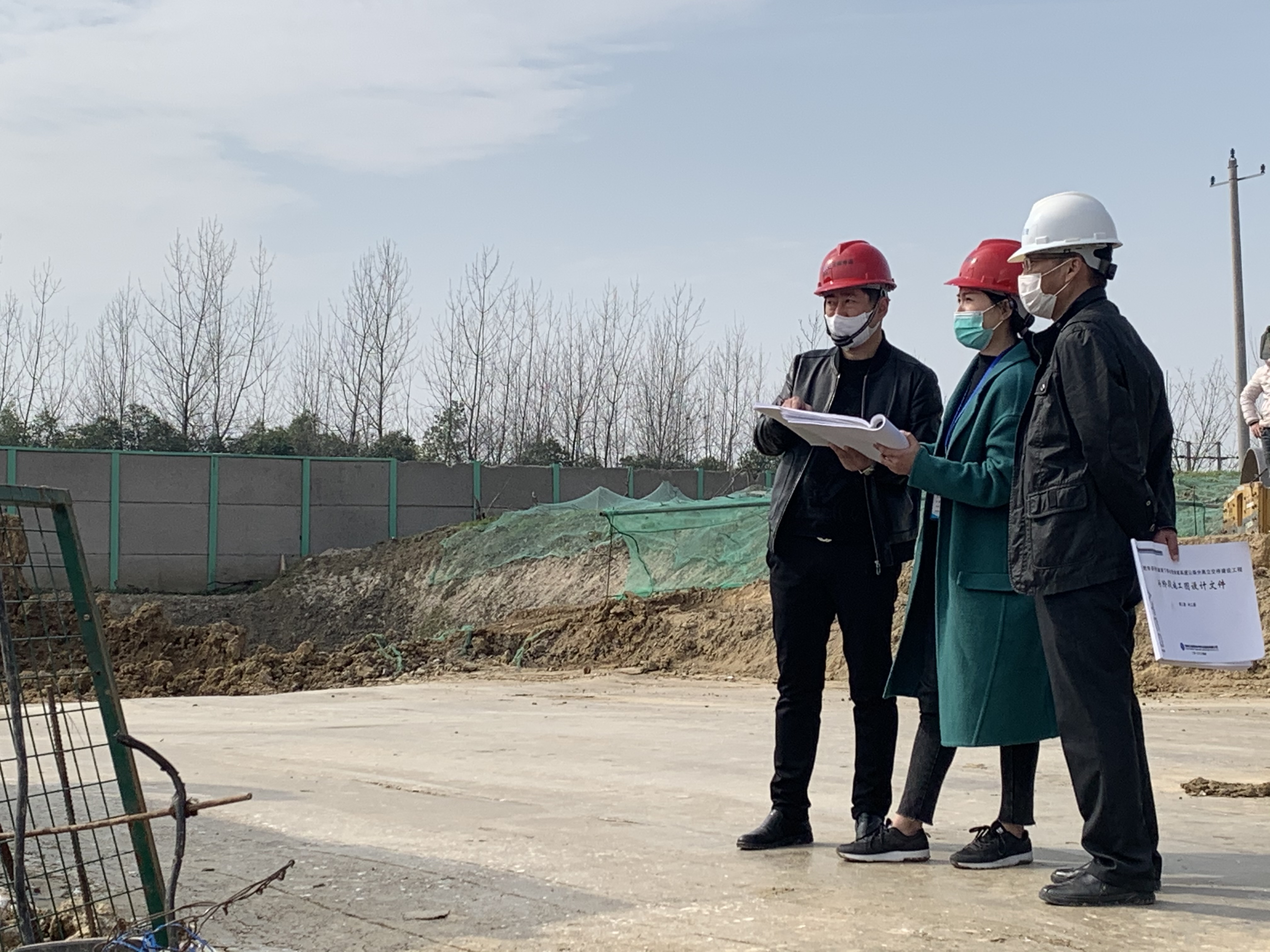 肥东县广播电视台走进安徽路港桥头集路项目