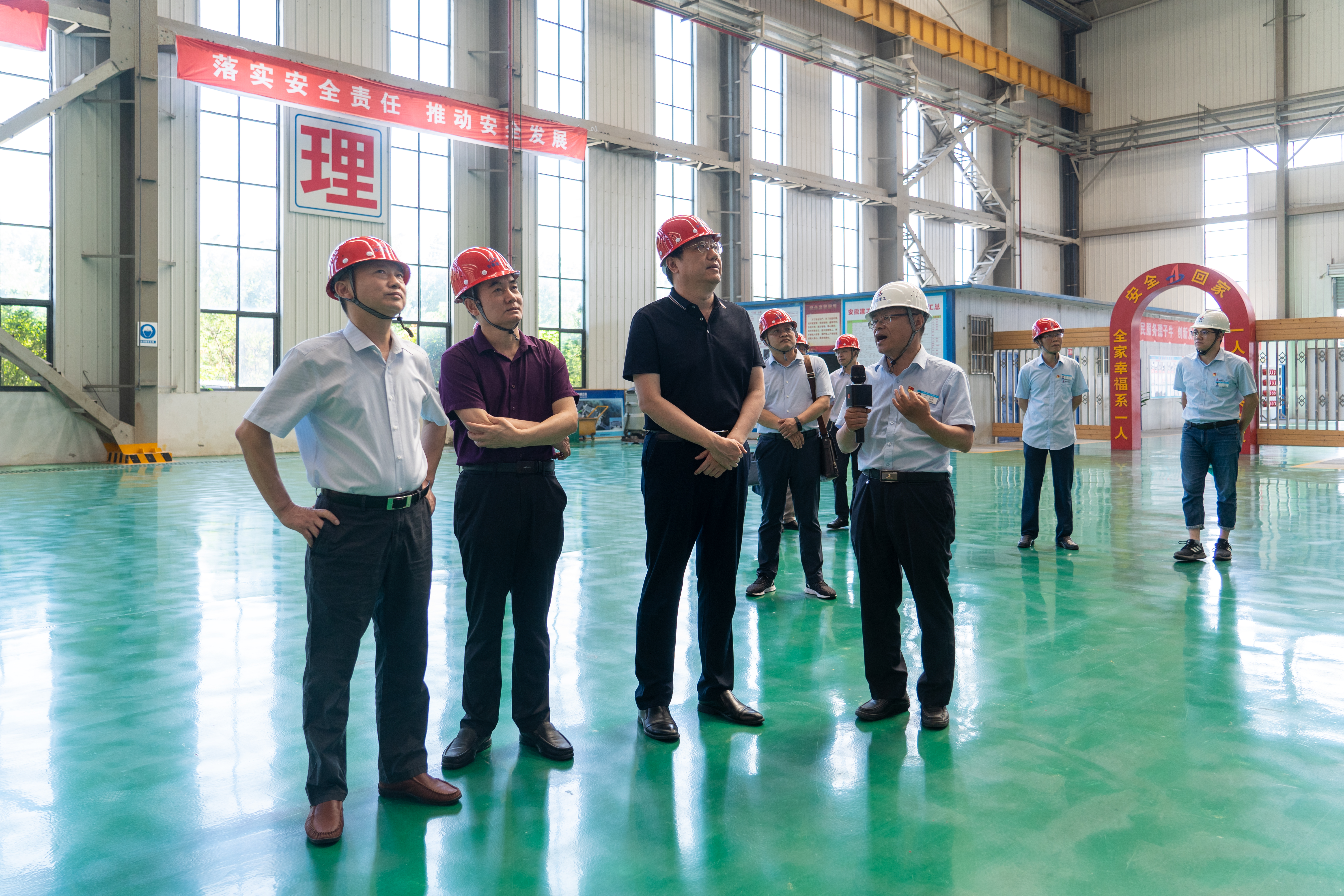 省国资委第四包保督导组赴肥东工业化基地调研并开展第三轮包保督导事情