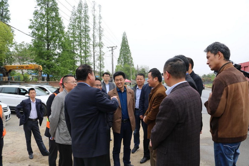 集团公司副总司理霍向东赴广德S215 PPP项目调研
