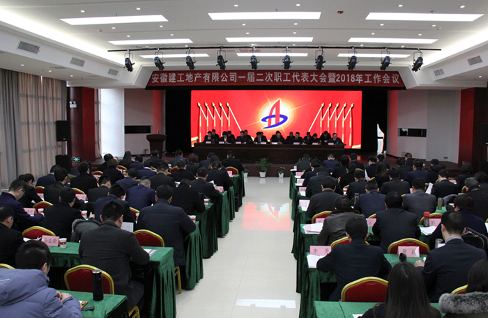 安建地产召开一届二次职代会暨2018年岁情会
