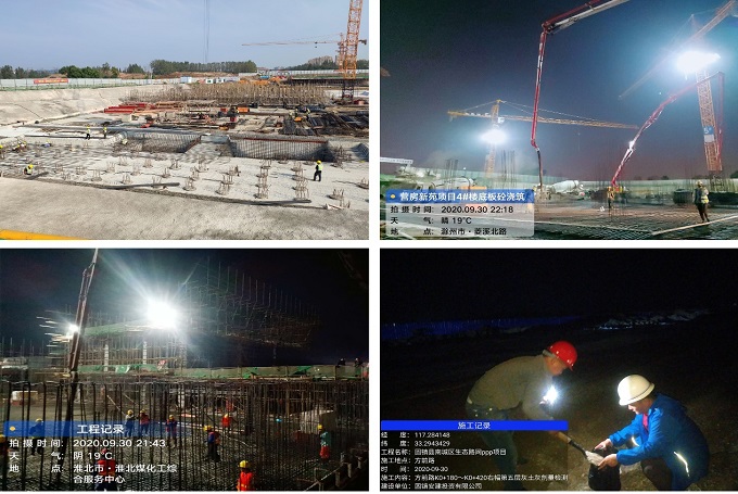 安建总承包开展多样活动同时项目加班加点献礼伟大祖国