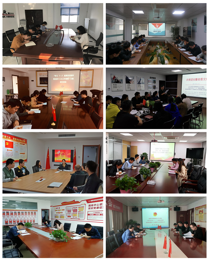 落实新时代青年责任与继续：安建地产各团支部组织学习习近平总书记“7·2”主要讲话精神