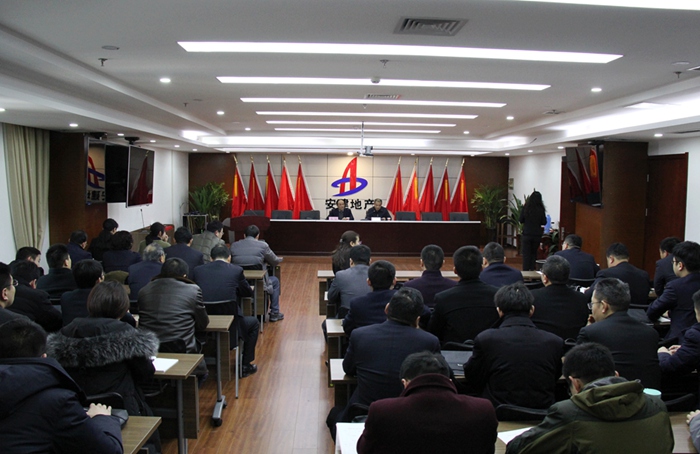 安建地产召开一届二次职代会暨2018年岁情会