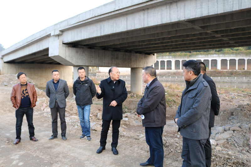 绩溪县委书记黄德泉赴安建投资绩溪PPP项目调研