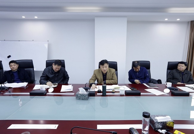 股份公司总司理许克顺带队来路桥集团调研