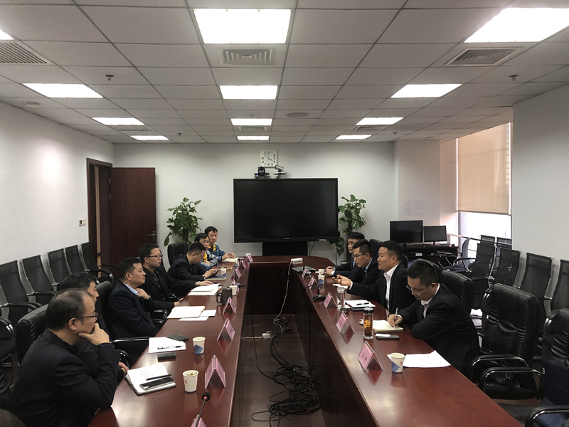 安建建材党委书记、董事长张键一行赴马钢股份洽谈营业