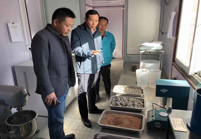 路桥集团党委书记、董事长盛明宏考察北京城建集团修建垃圾处理及循环使用项目