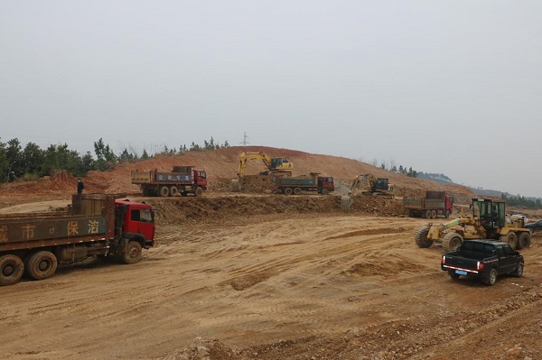 怀宁县长余学峰到安建建设S238PPP项目调研督导