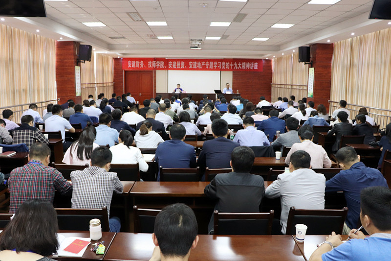 安建财务公司举行学习党的十九大精神专题讲座