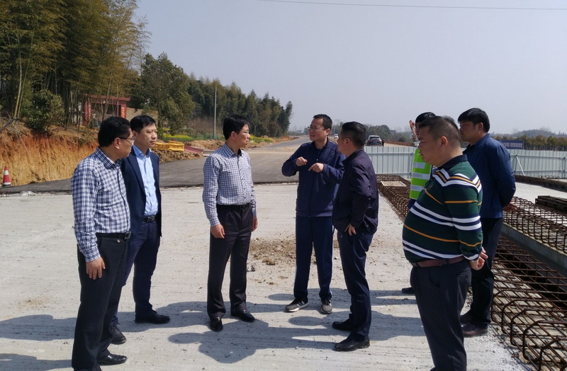 集团公司副总司理王厚良赴广德S215 PPP项目调研