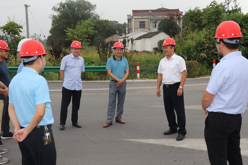 怀宁县副县长何刘圣赴安建投资怀宁PPP项目调研
