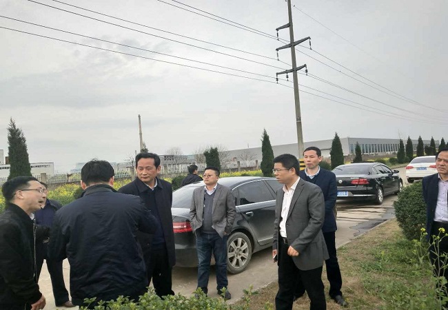 路桥集团向导随集团公司党委副书记牛曙东赴望江县考察