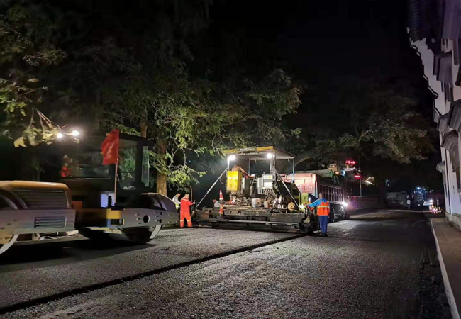 路桥集团S219（S228）五九路路面大中修工程主体提前完工
