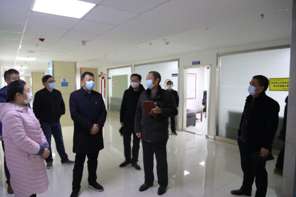 蜀山戋戋委书记葛斌到安徽路港公司调研疫情防控和复工复产事情