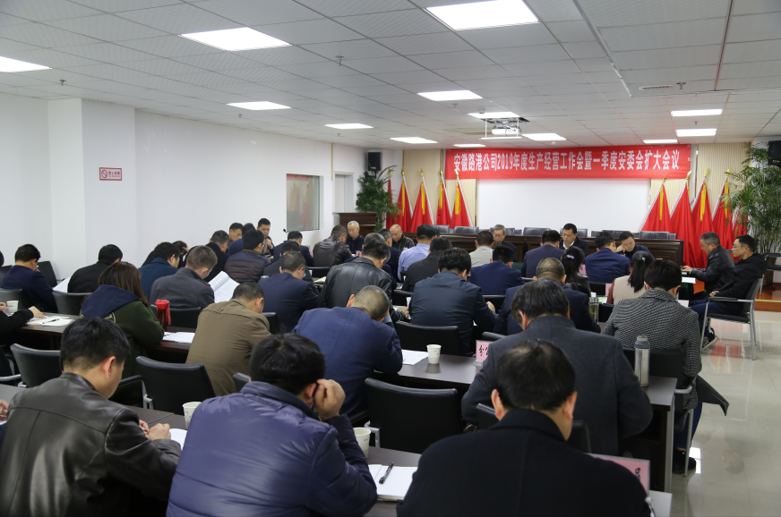 安徽路港召开2019年生产谋划事情会暨安委会扩大聚会