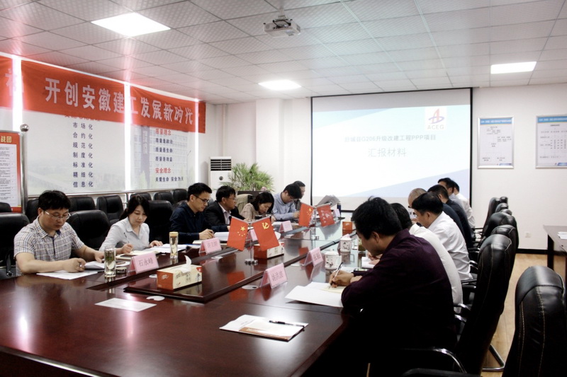 集团公司总司理助理、工程治理部主任童宗胜一行赴G206项目检查指导事情