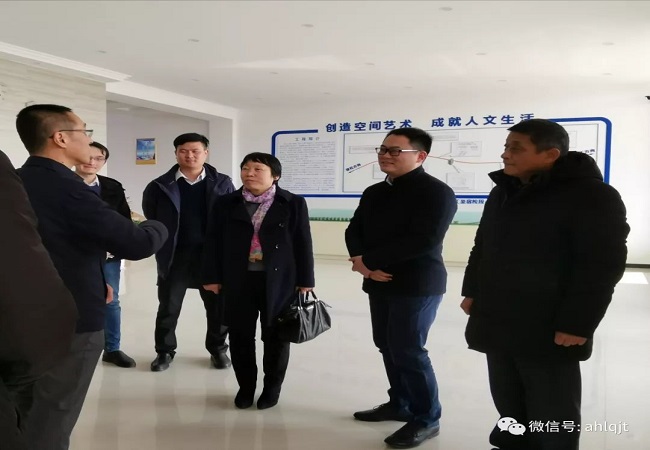 国家开发银行安徽省分行副行长李洪影一行莅临路桥集团G347望江PPP项目调研