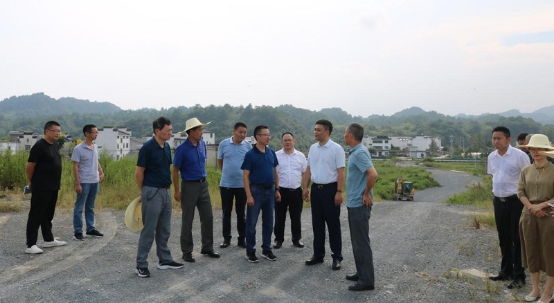 绩溪县委书记何刚赴安建投资绩溪PPP项目调研