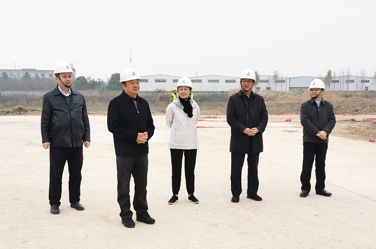 安建总承包、外洋事业部濉溪县溪河一期安顿房项目开工