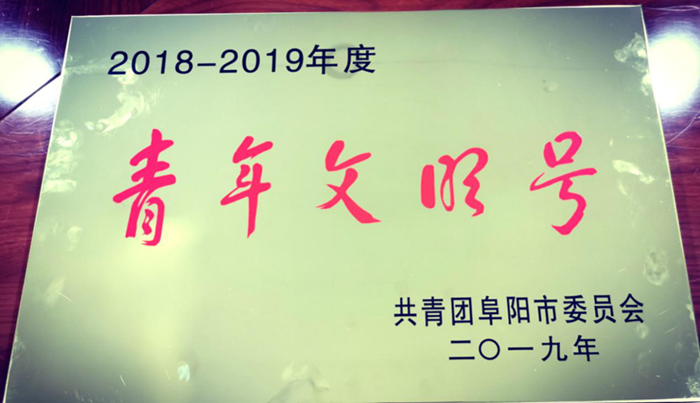 安建地产阜阳公司淮畔世家项目喜获阜阳市“青年文明号”声誉称呼