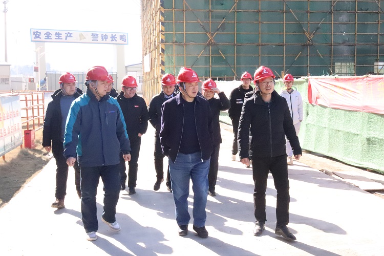 安建总承包总司理陈修翔赴铜陵区域项目调研