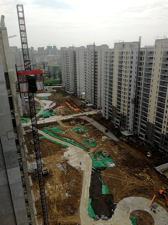 安建地产·淮畔世家：大干气氛如火如荼