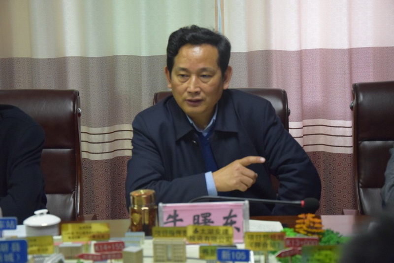 集团公司党委副书记牛曙东一行赴安建投资太湖PPP项目调研