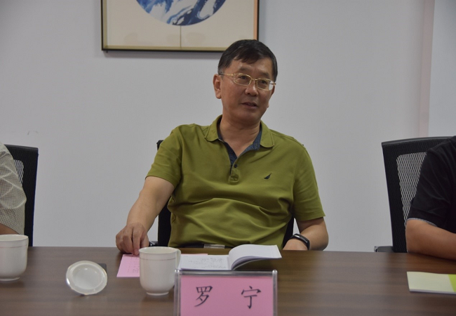 安徽省公路学会理事长罗宁一行莅临路桥集团检测公司调研指导事情