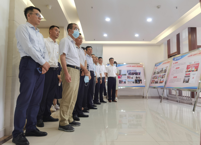 省委组织部到集团调研国有企业与非公企业党建联建试点事情 
