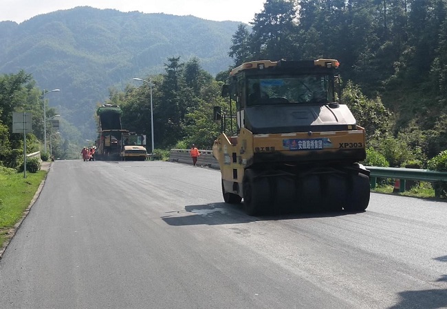 路桥集团S219（S228）五九路路面大中修工程主体提前完工