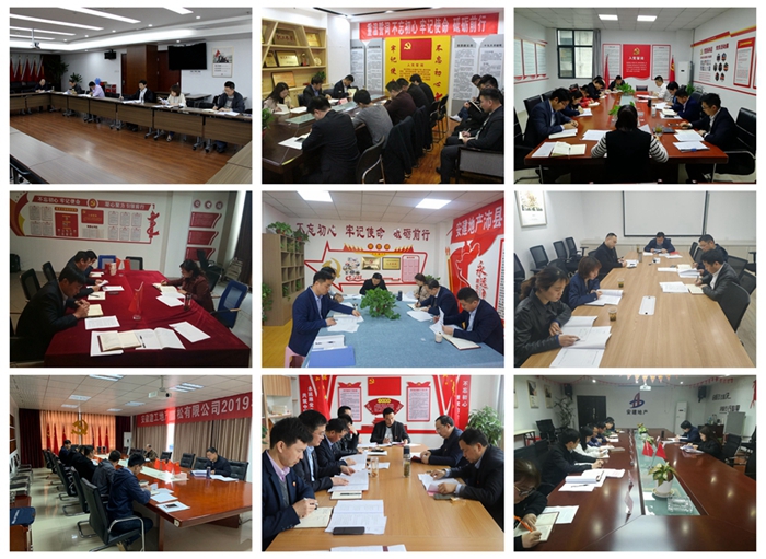 安建地产各党支部召开2018年度组织生涯会事情周全完成
