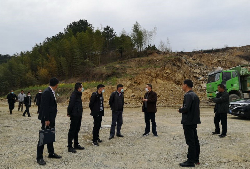 绩溪县常务副县长胡旭华赴安建投资绩溪PPP项目调研