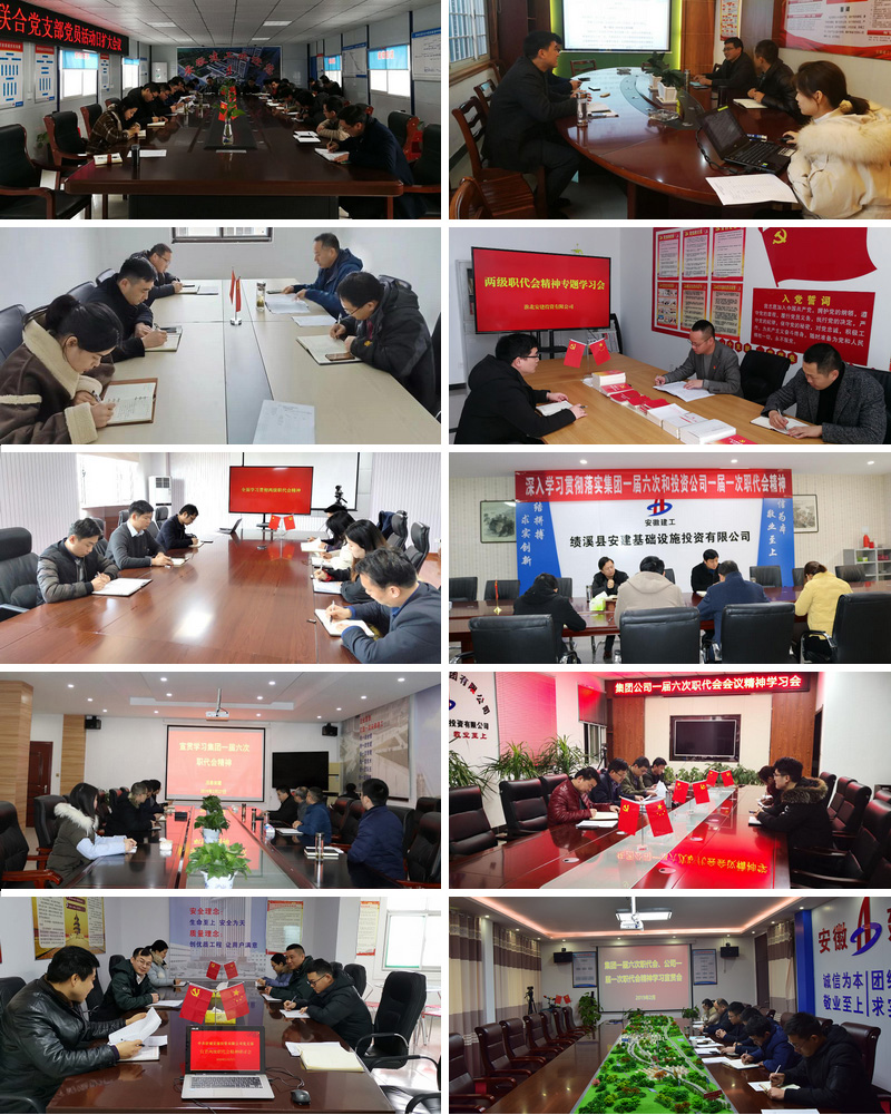安建投资公司深入学习宣贯两级职代会精神