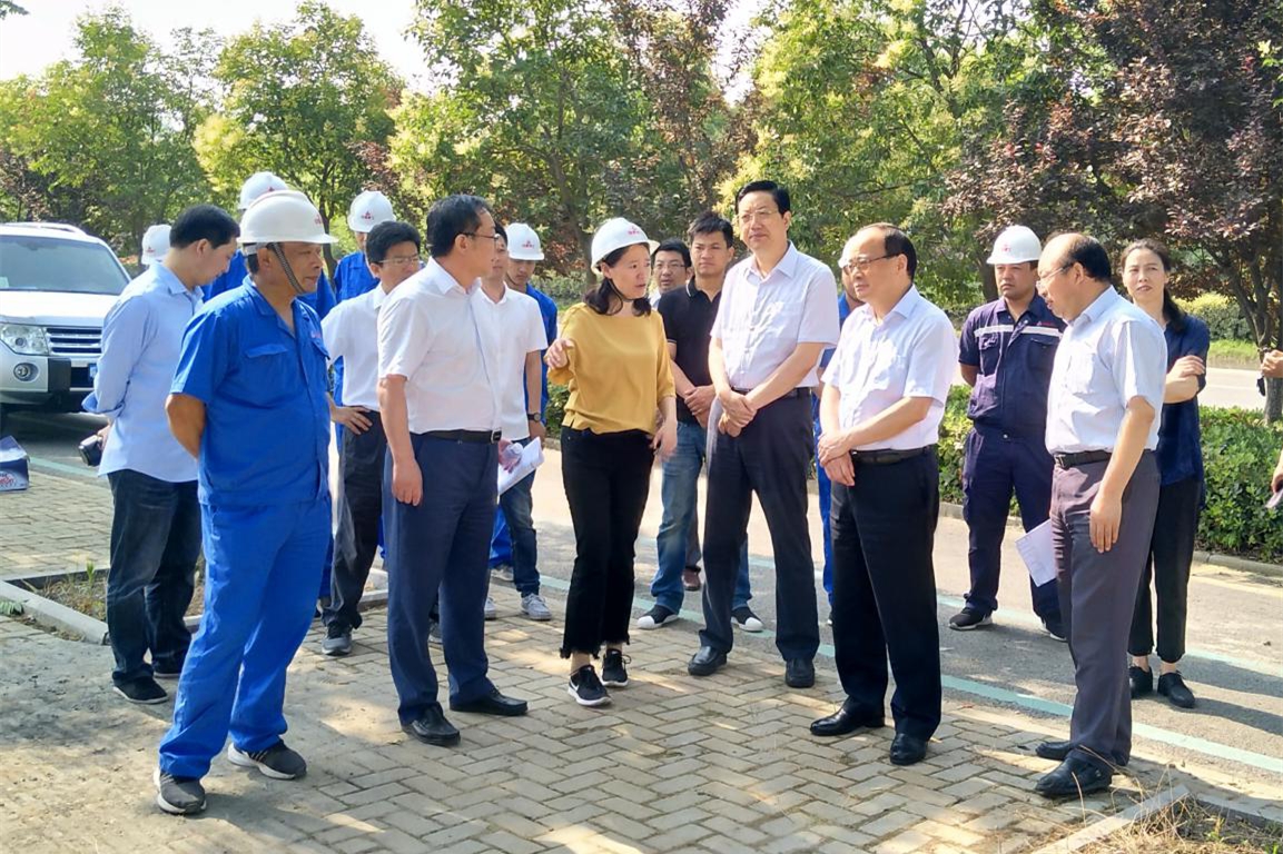 省人大常委会副主任、淮南市委书记沈强莅临安建建设淮南卫校项目视察指导事情