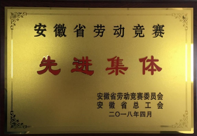 安徽路桥集团喜获省级劳动竞赛“先进整体”称呼