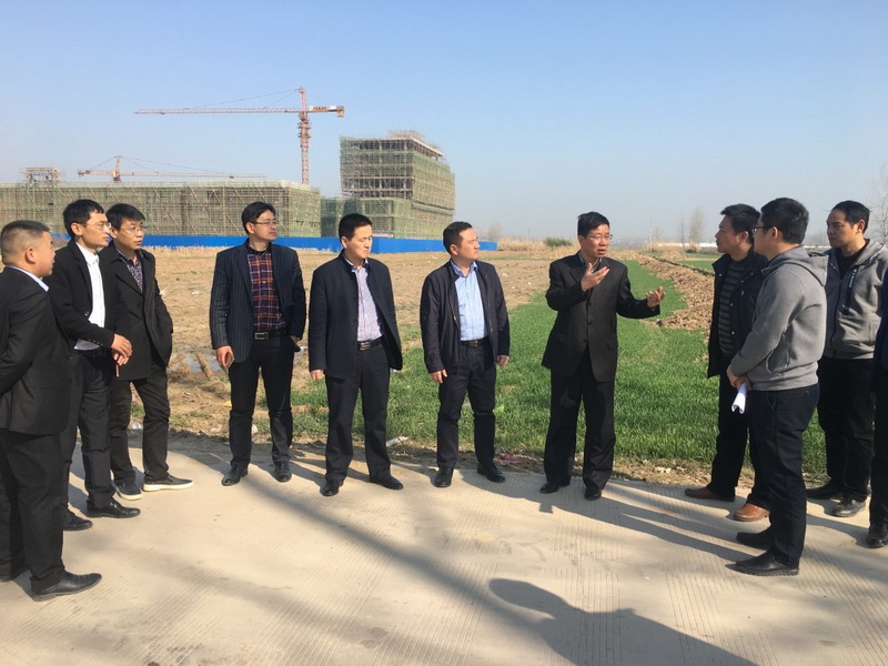 集团公司副总司理王厚良赴安建投资灵璧PPP项目调研指导事情
