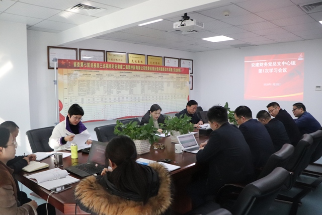安建财务公司召开党总支中心组学习扩大会